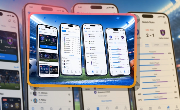 MK体育 App使用亮点，比赛日更方便，常用入口更直观 页面展示